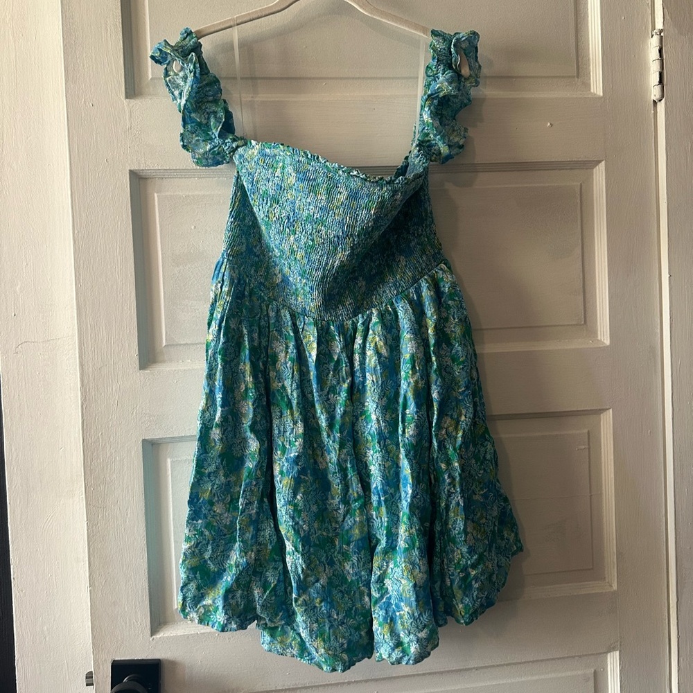 American Eagle off the shoulder floral print dress XL